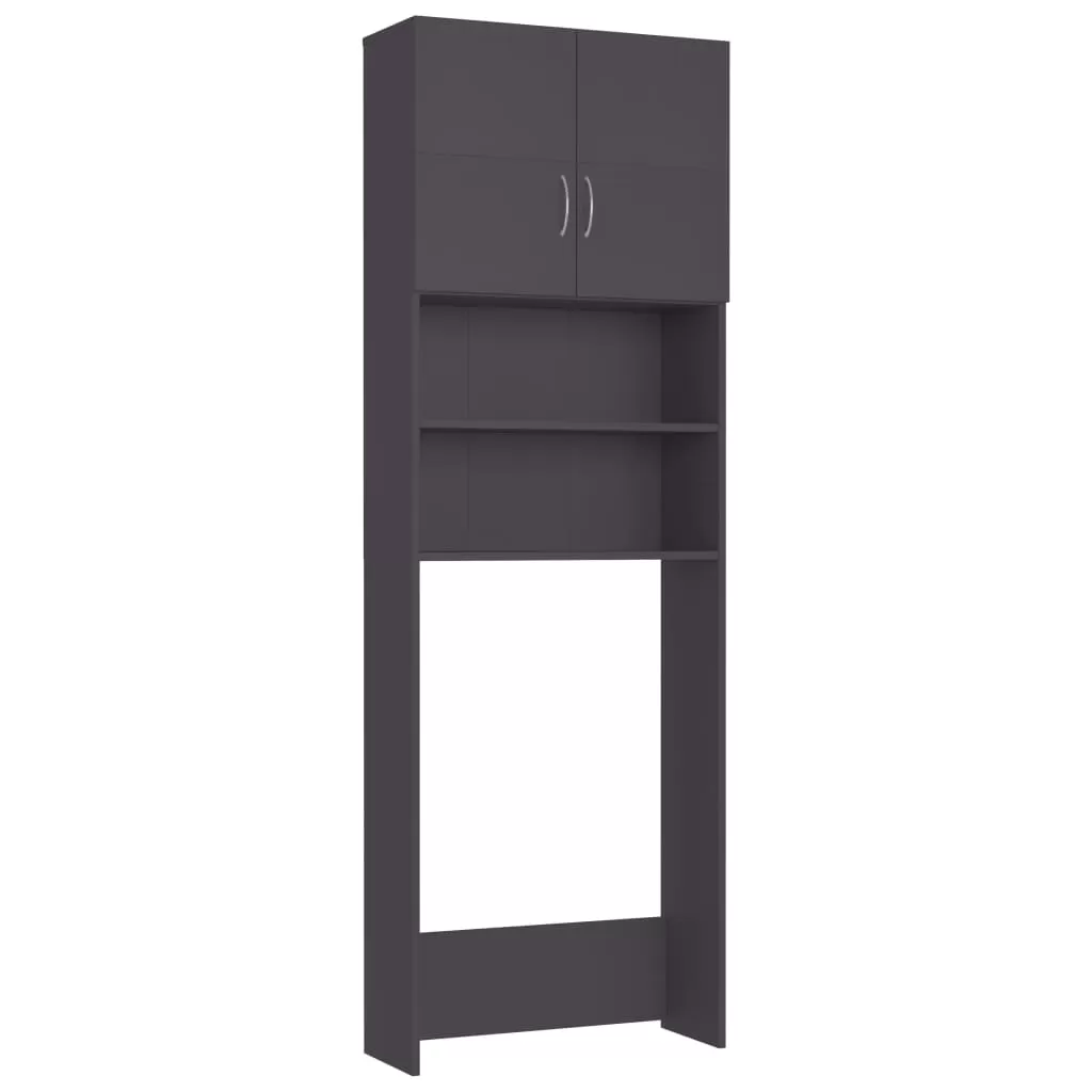DULAP MASINA DE SPALAT, GRI, 64 X 25.5 X 190 CM [2]