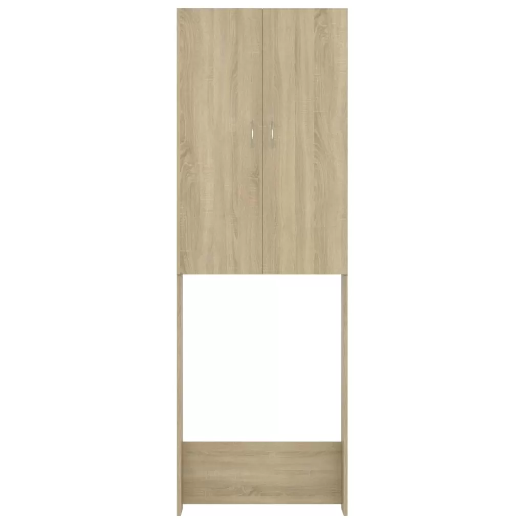 DULAP MASINA DE SPALAT, STEJAR SONOMA, 64 X 25,5 X 190 CM [6]