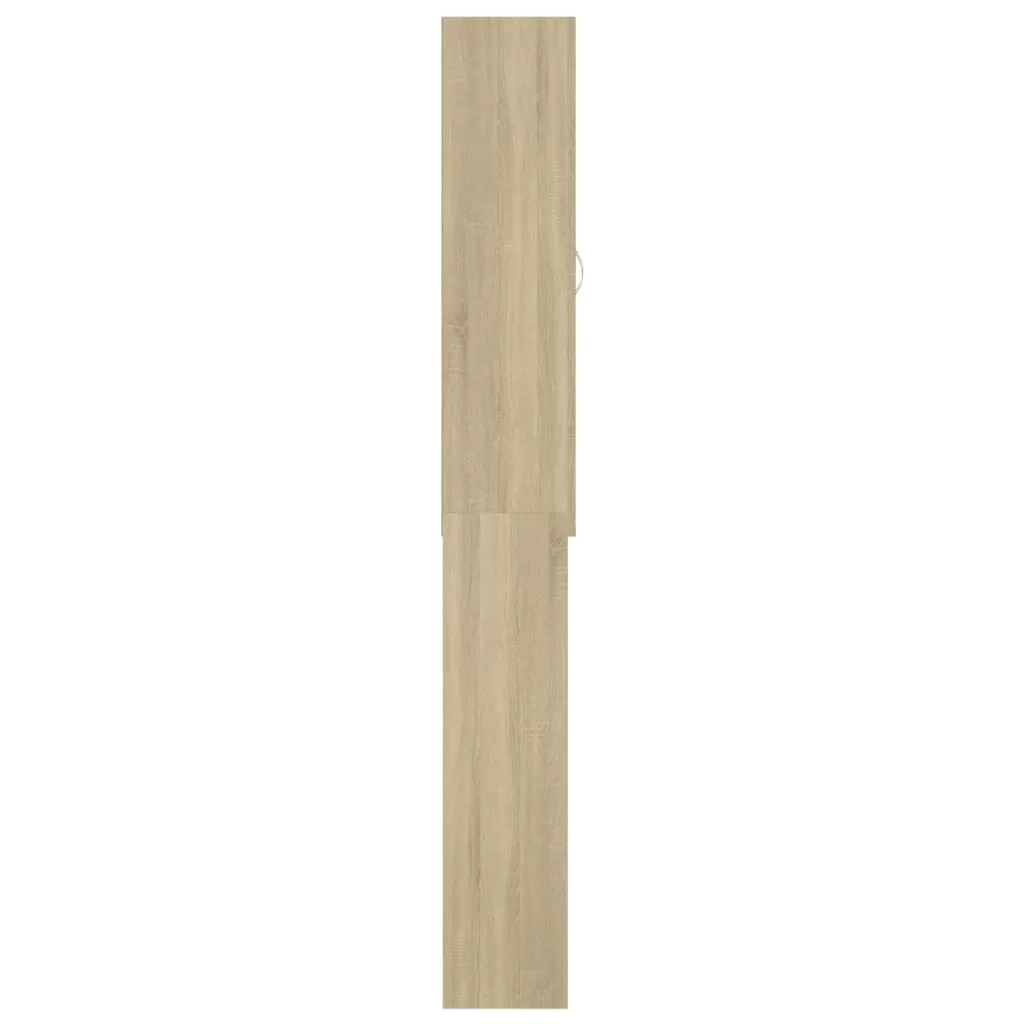 DULAP MASINA DE SPALAT, STEJAR SONOMA, 64 X 25,5 X 190 CM [7]