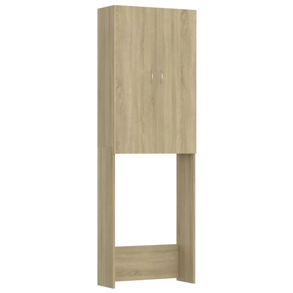 DULAP MASINA DE SPALAT, STEJAR SONOMA, 64 X 25,5 X 190 CM [2]