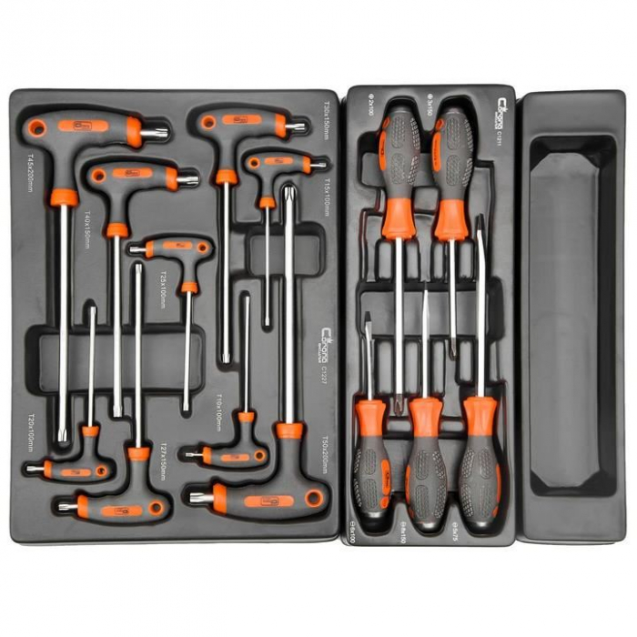 DULAP MOBIL PENTRU UNELTE, 10 SERTARE, 725X927X465 MM, CONTINE 25 SETURI DE UNELTE, 386 ELEMENTE, RICHMANN EXCLUSIVE [9]