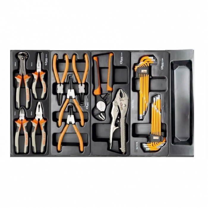 DULAP MOBIL PENTRU UNELTE, 7 SERTARE, 900X927X465 MM, CONTINE 18 SETURI DE UNELTE, 268 ELEMENTE, RICHMANN EXCLUSIVE [6]