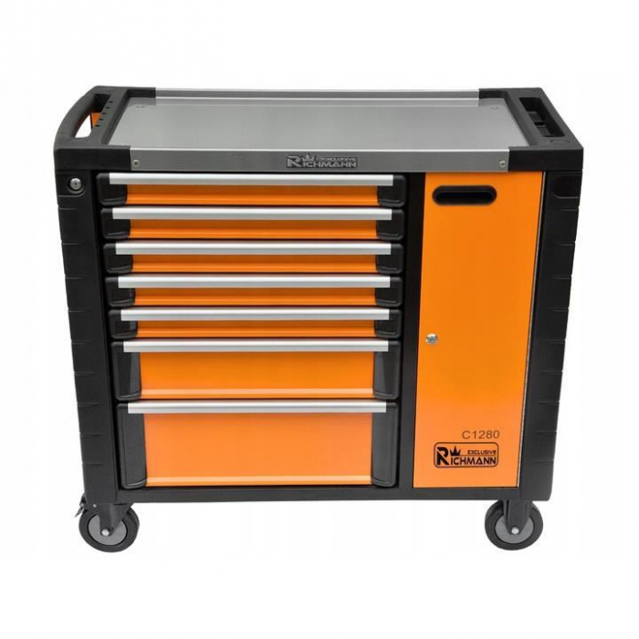 DULAP MOBIL PENTRU UNELTE, 7 SERTARE + SPATIU LATERAL CU USA, 970X927X465 MM, RICHMANN EXCLUSIVE [7]
