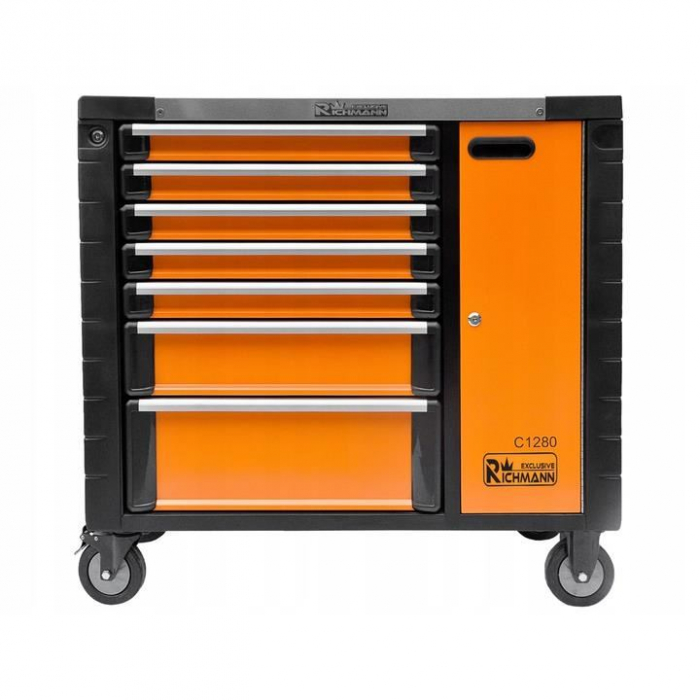 DULAP MOBIL PENTRU UNELTE, 7 SERTARE + SPATIU LATERAL CU USA, 970X927X465 MM, RICHMANN EXCLUSIVE [8]