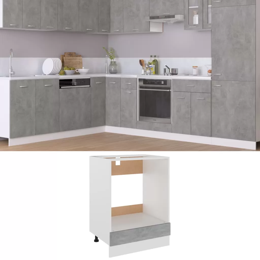 DULAP PENTRU CUPTOR, GRI BETON [1]
