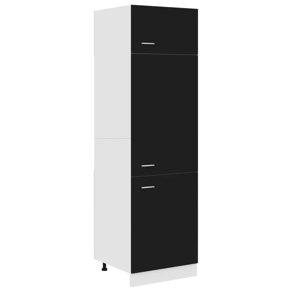 DULAP PENTRU FRIGIDER, NEGRU [2]