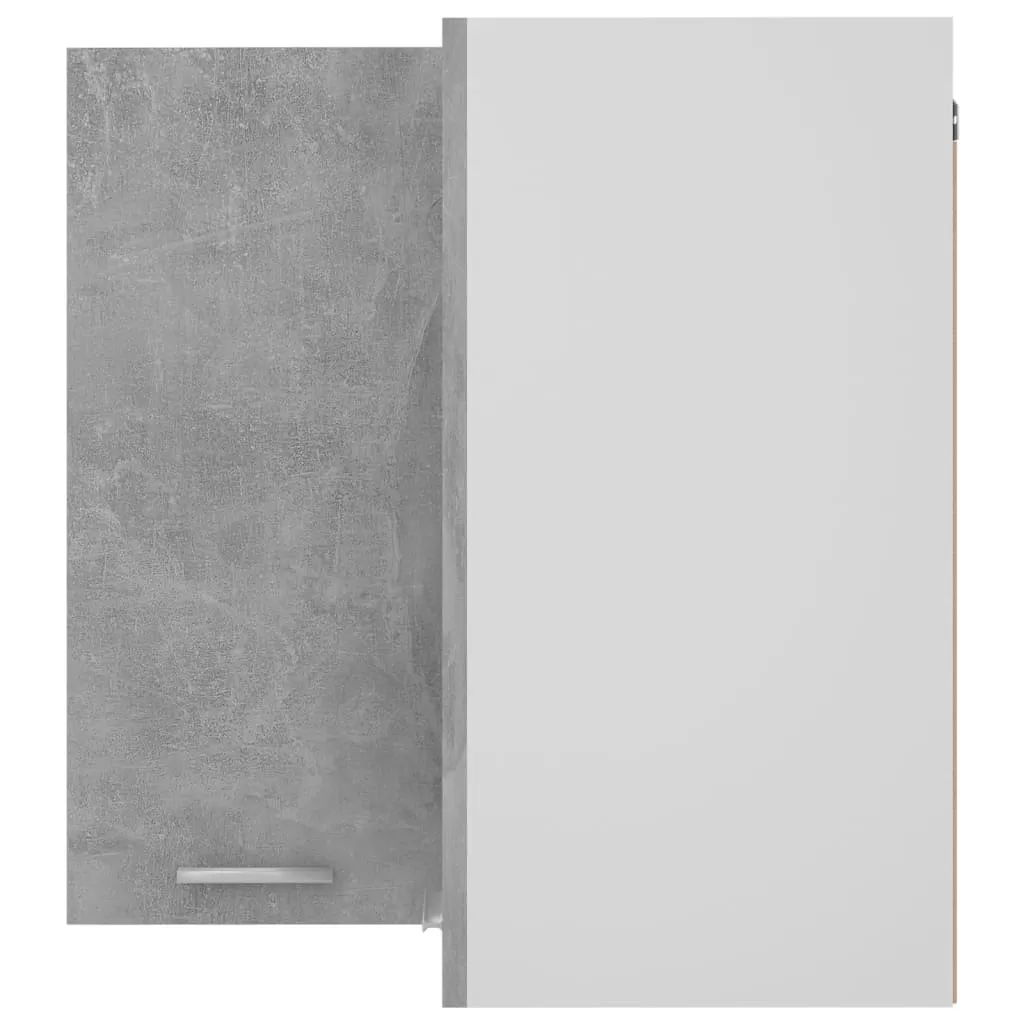 DULAP SUSPENDAT DE COLT, GRI BETON [7]