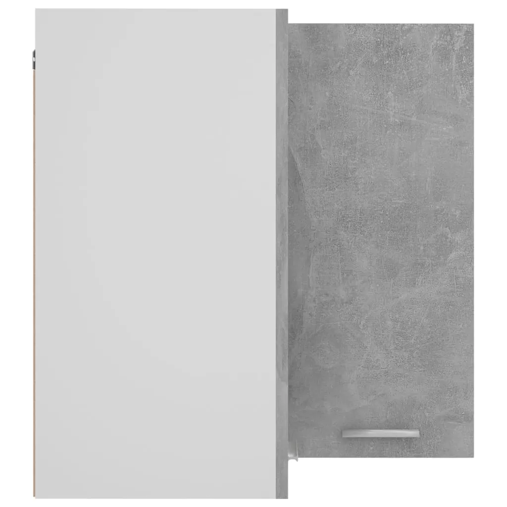 DULAP SUSPENDAT DE COLT, GRI BETON [6]