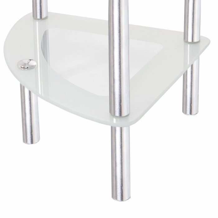 ETAJERA, RAFT, DE COLT, METAL SI STICLA, 3 POLITE, 38.5X27.5X72.5 CM, SPRINGOS [6]