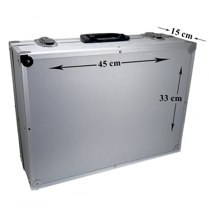 GEANTA DIN ALUMINIU, CUTIE PENTRU SCULE 45X33X15CM [4]