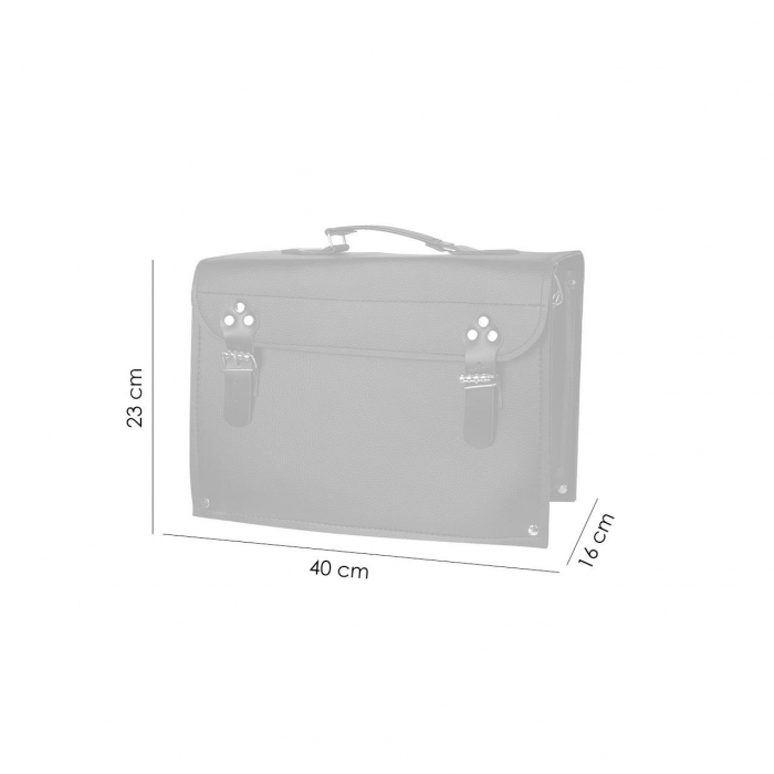 GEANTA SCULE, PIELE, CUREA DETASABILA, 40X23X16 CM, RICHMANN EXCLUSIVE [8]