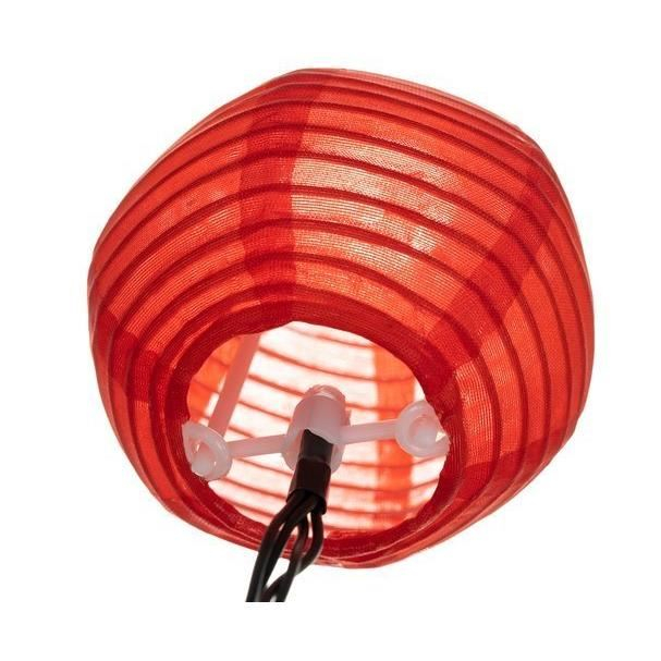GHIRLANDA SOLARA, LAMPIOANE CHINEZESTI, LED, 2V, 10 BUC, 2 MODURI ILUMINARE, IP44, 7.5 CM, 3 M [5]
