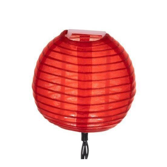GHIRLANDA SOLARA, LAMPIOANE CHINEZESTI, LED, 2V, 10 BUC, 2 MODURI ILUMINARE, IP44, 7.5 CM, 3 M [4]