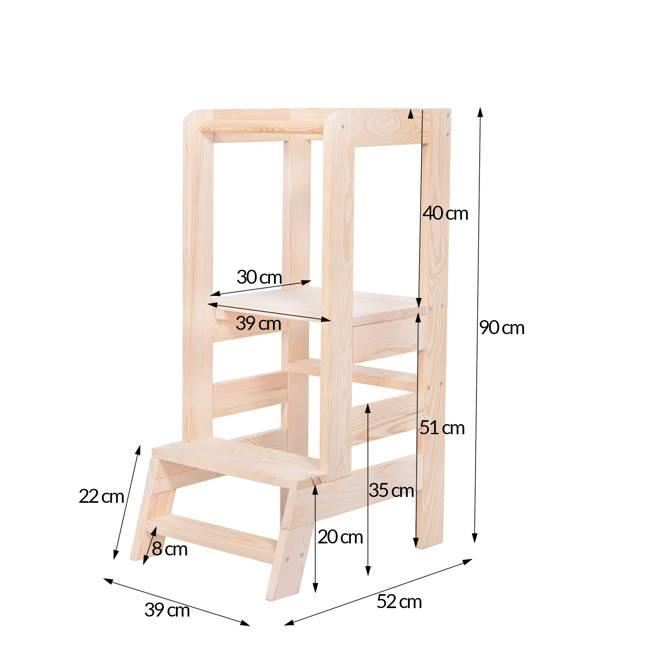 INALTATOR MULTIFUNCTIONAL/AJUTOR DE BUCATARIE PENTRU COPII 39X52X90 CM [12]