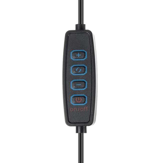 LAMPA DE BIROU 2 IN 1, CU PRINDERE MASA, BRAT FLEXIBIL, 3 CULORI LUMINA, 10 NIVELURI, USB, NEGRU, 3X37 CM, IZOXIS [3]