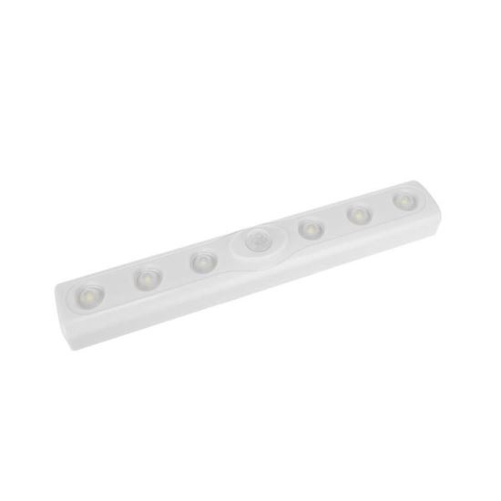 LAMPA DE PERETE CU SENZOR DE MISCARE, TIP BANDA, LED, 3XAAA, 19X3X1.5 CM, ISOTRADE [1]