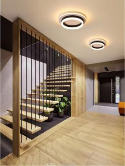 LUSTRA LED 3 FUNCTII DECOR NEGRU 30W [1]