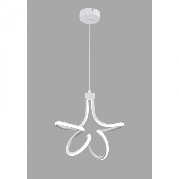 Lustra LED 30W Negru Cu 3 Functii Lumina Rece/Calda/Neutra [1]