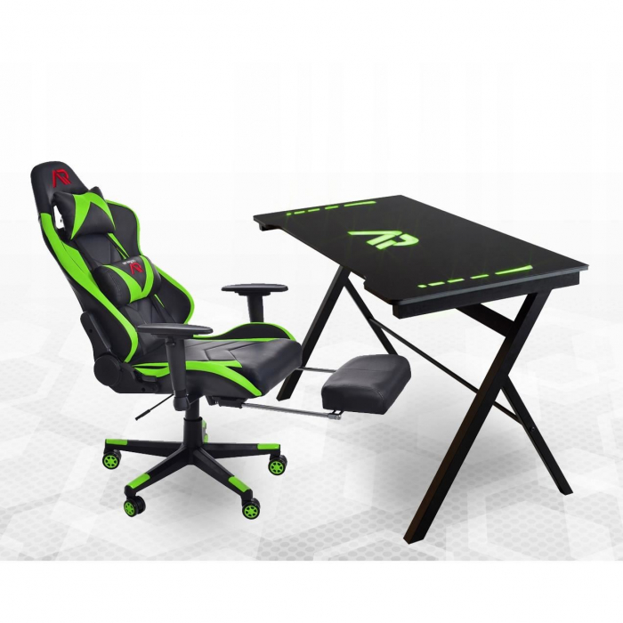 MASA DE GAMING CU LED, 120X60X70 CM, ARAGON [3]