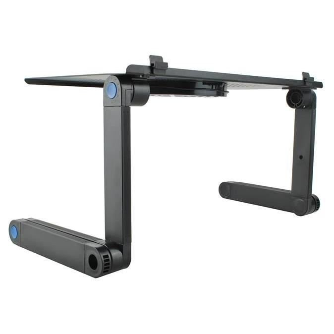 MASA PENTRU LAPTOP, PLIABILA, AJUSTABILA, VENTILATOR CU USB, MOUSE PAD DETASABIL, 48X27X48 CM, ISOTRADE [11]