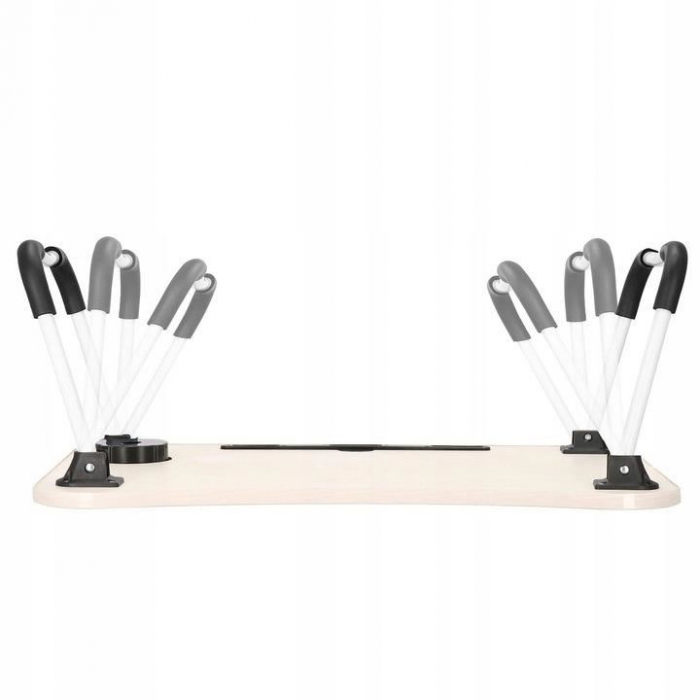 MASA PENTRU LAPTOP, PLIABILA, SUPORT PAHAR, MDF, METAL, PE, BEJ, 60X40X27 CM, SPRINGOS [2]