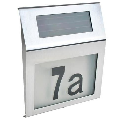 NUMAR DE CASA, LAMPA SOLARA, LED, 300 MAH, 18X20 CM [6]
