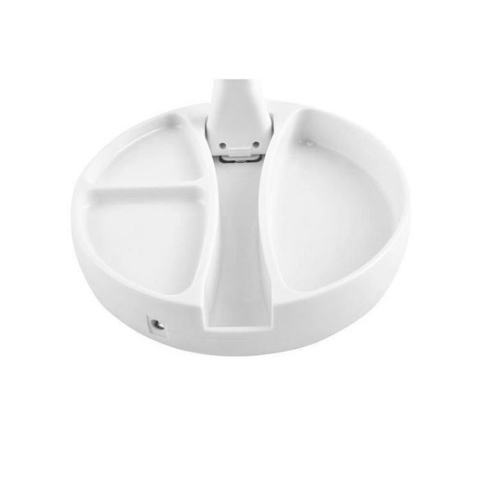 OGLINDA COSMETICA, CU LED, DUBLA, MARIRE 1X/10X, ALB, 4XAA, 16X29 CM, ISOTRADE [3]