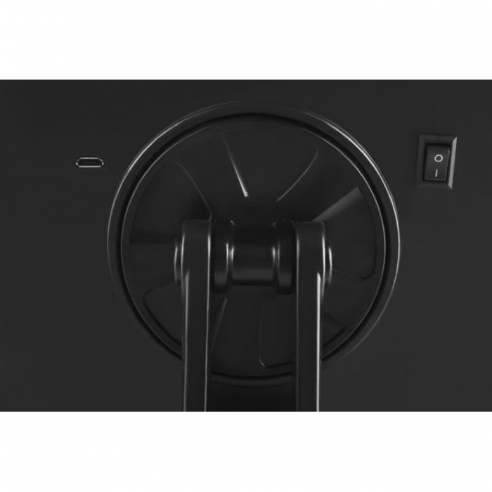 OGLINDA COSMETICA, CU LED, ROTATIVA, CU MARIRE IMAGINE 1X/2X/3X, NEGRU, 4XAA, USB, 34.5X9X28 CM, ISOTRADE [8]