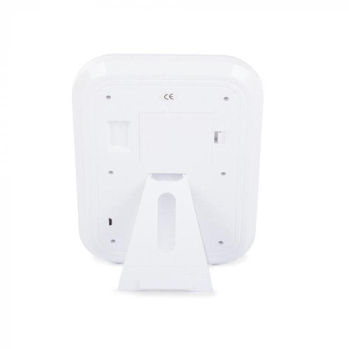 OGLINDA COSMETICA, VERK GROUP, CU LED, UNGHI REGLABIL, 3XAA, USB, ALBA, 15X7X20 CM [8]