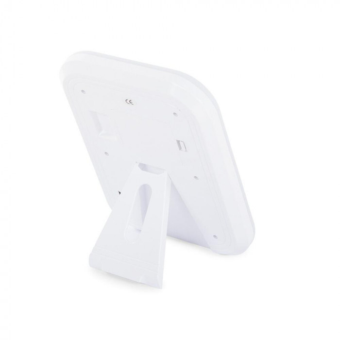 OGLINDA COSMETICA, VERK GROUP, CU LED, UNGHI REGLABIL, 3XAA, USB, ALBA, 15X7X20 CM [13]