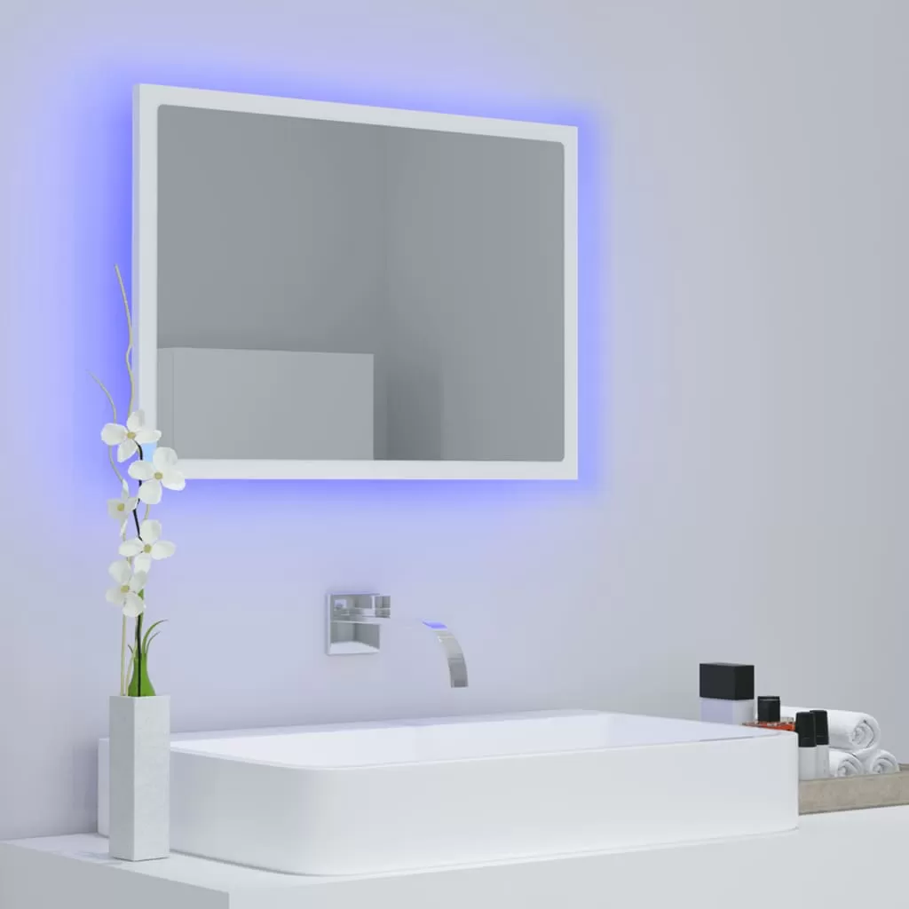 OGLINDA DE BAIE CU LED, ALB [3]