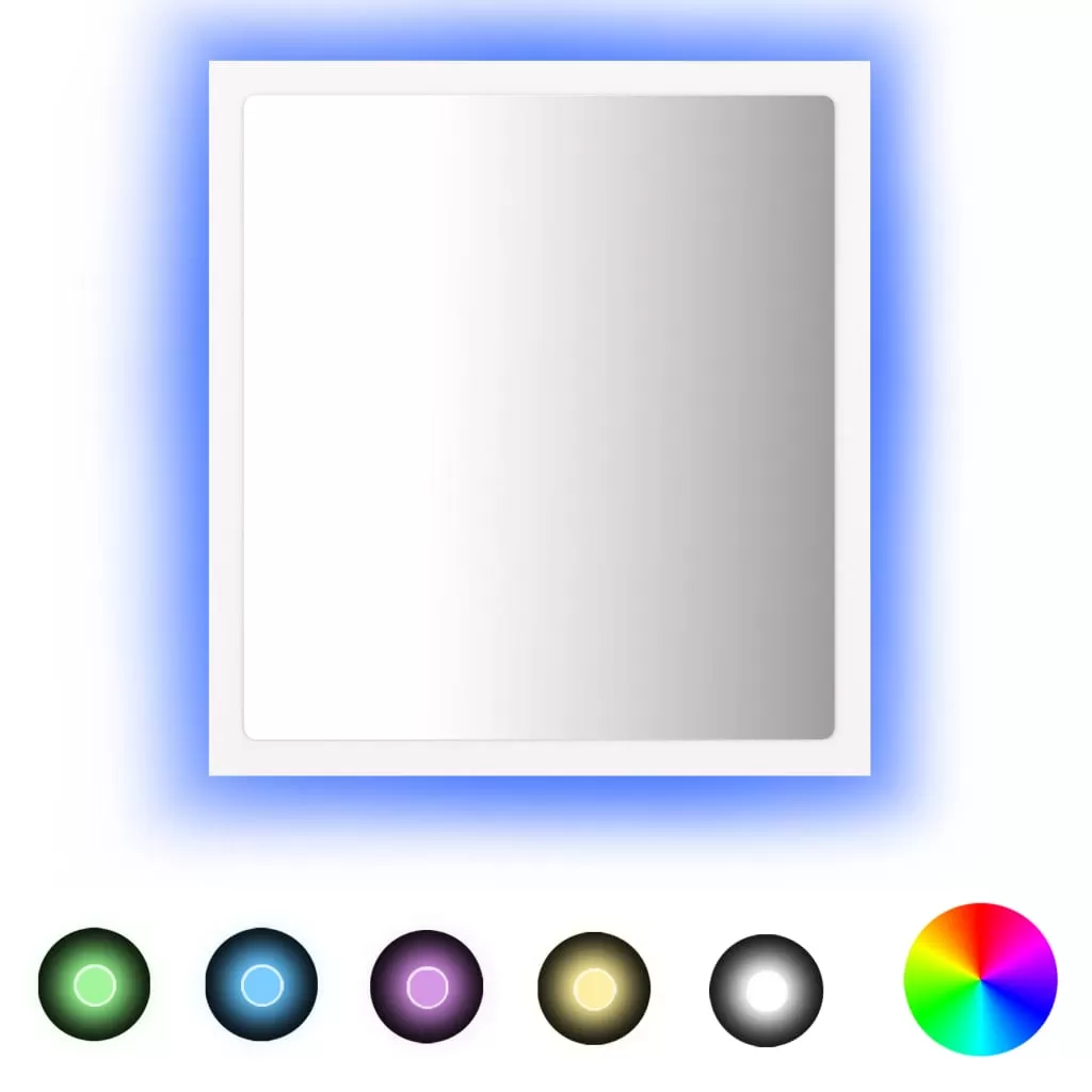 OGLINDA DE BAIE CU LED, ALB [2]