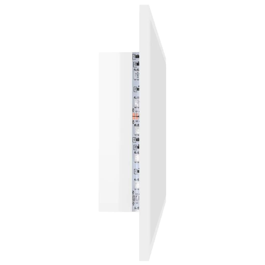 OGLINDA DE BAIE CU LED, ALB LUCIOS [8]