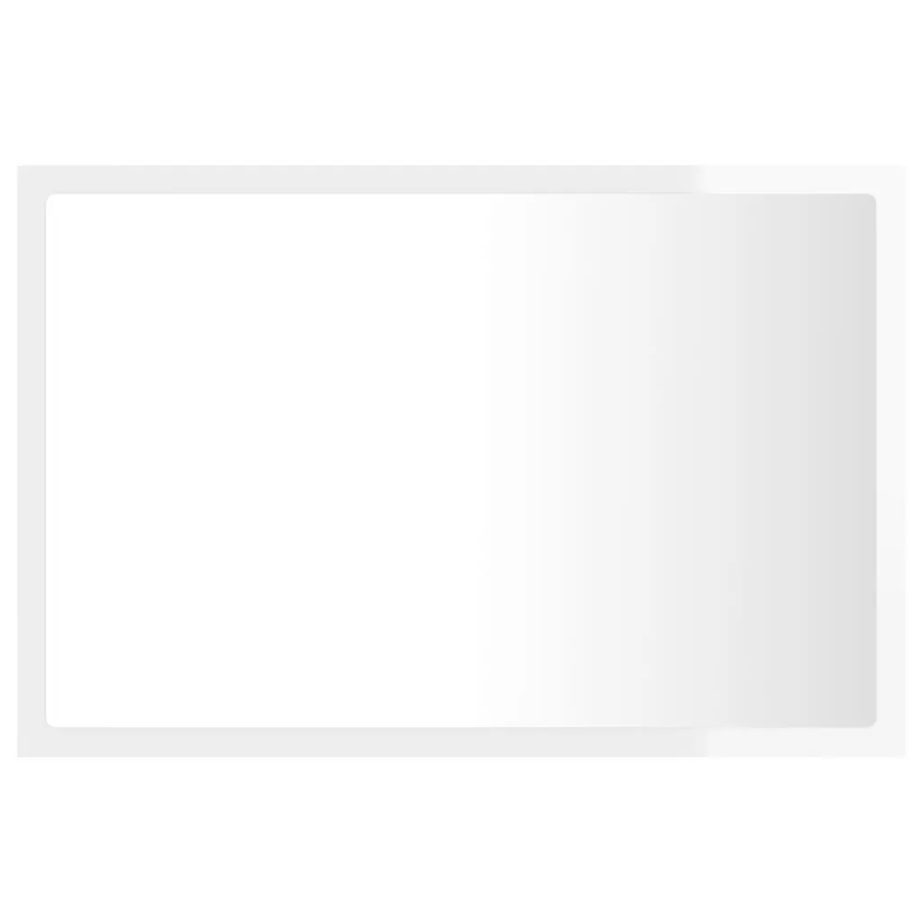 OGLINDA DE BAIE CU LED, ALB LUCIOS [6]