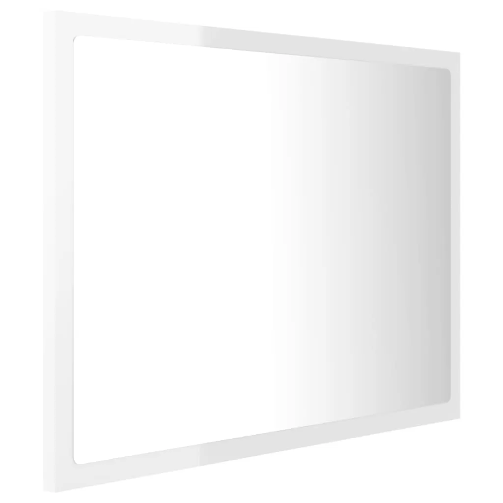 OGLINDA DE BAIE CU LED, ALB LUCIOS [7]