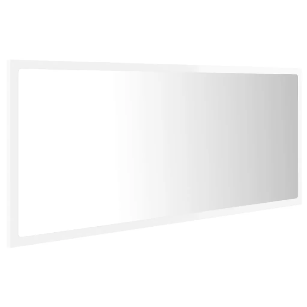 OGLINDA DE BAIE CU LED, ALB LUCIOS [6]