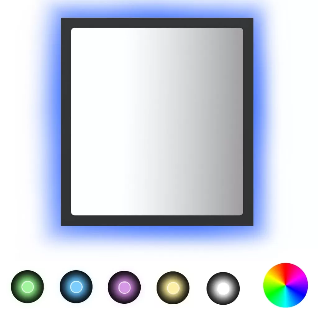 OGLINDA DE BAIE CU LED, GRI [2]