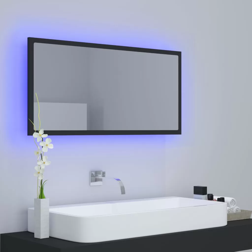 OGLINDA DE BAIE CU LED, GRI [5]