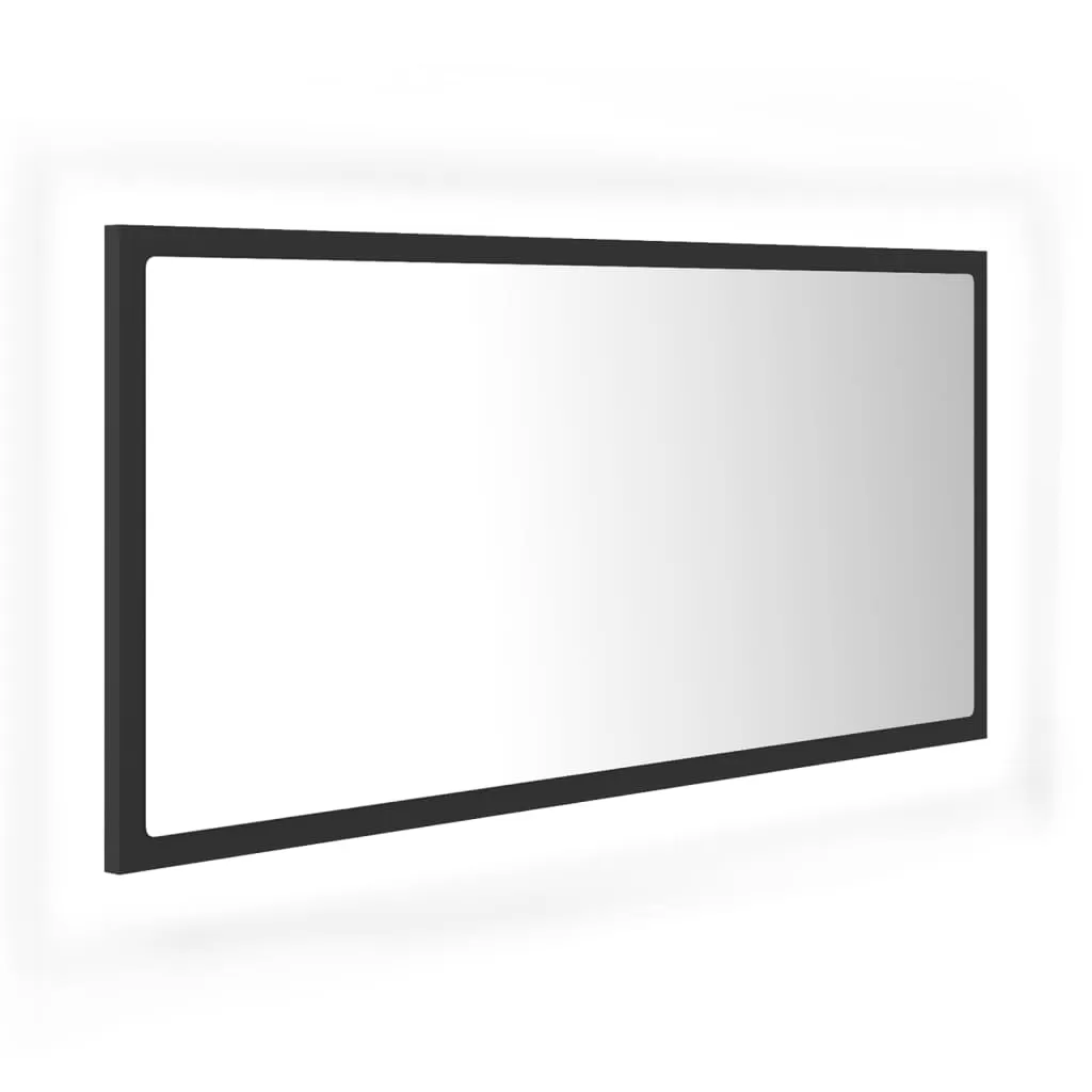 OGLINDA DE BAIE CU LED, GRI [2]