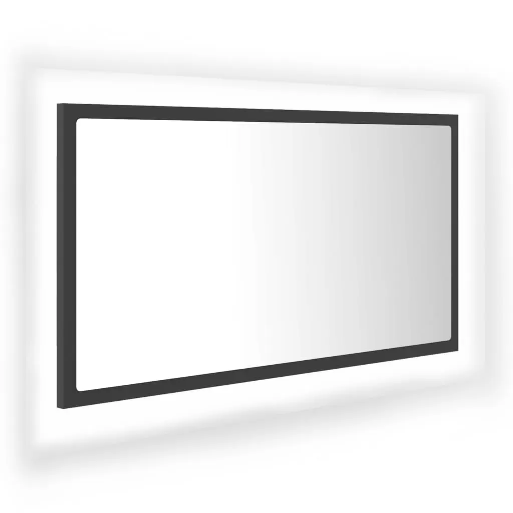 OGLINDA DE BAIE CU LED, GRI [2]