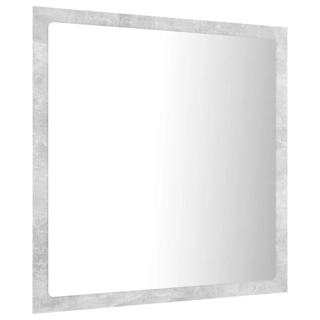 OGLINDA DE BAIE CU LED, GRI BETON [7]