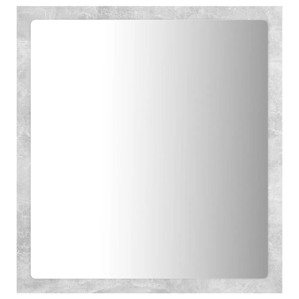 OGLINDA DE BAIE CU LED, GRI BETON [6]
