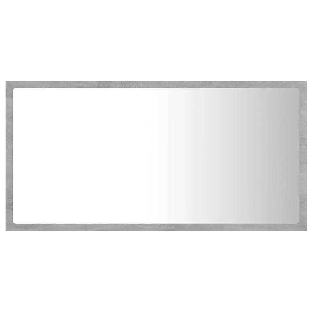 OGLINDA DE BAIE CU LED, GRI BETON [7]