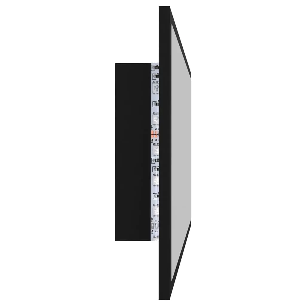 OGLINDA DE BAIE CU LED, NEGRU [8]