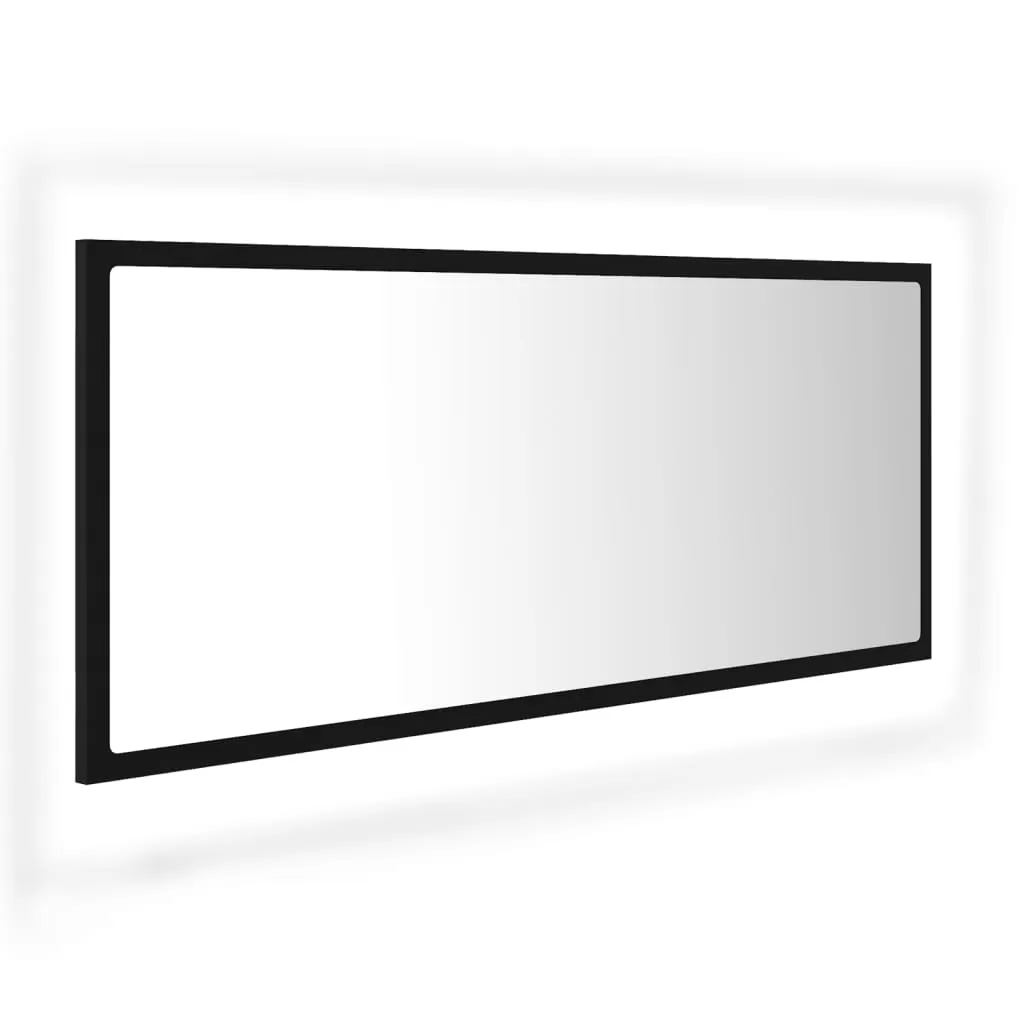 OGLINDA DE BAIE CU LED, NEGRU [2]