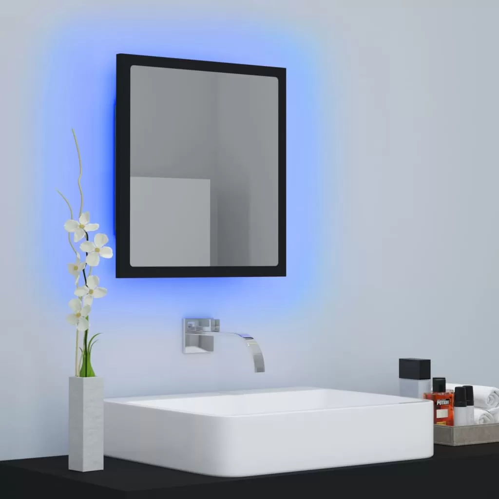OGLINDA DE BAIE CU LED, NEGRU [5]