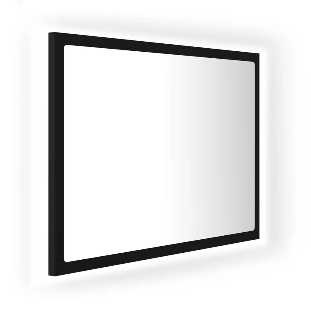 OGLINDA DE BAIE CU LED, NEGRU [2]