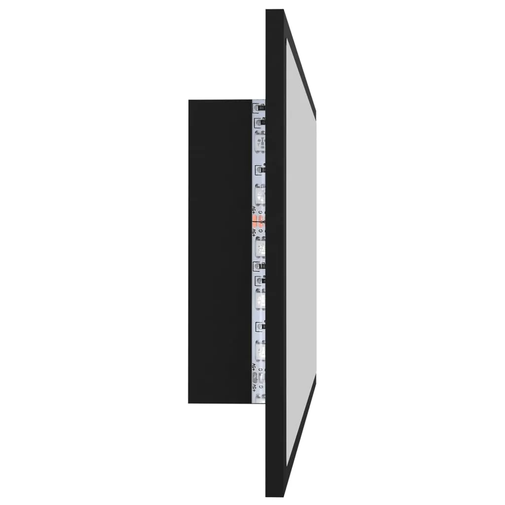OGLINDA DE BAIE CU LED, NEGRU [8]