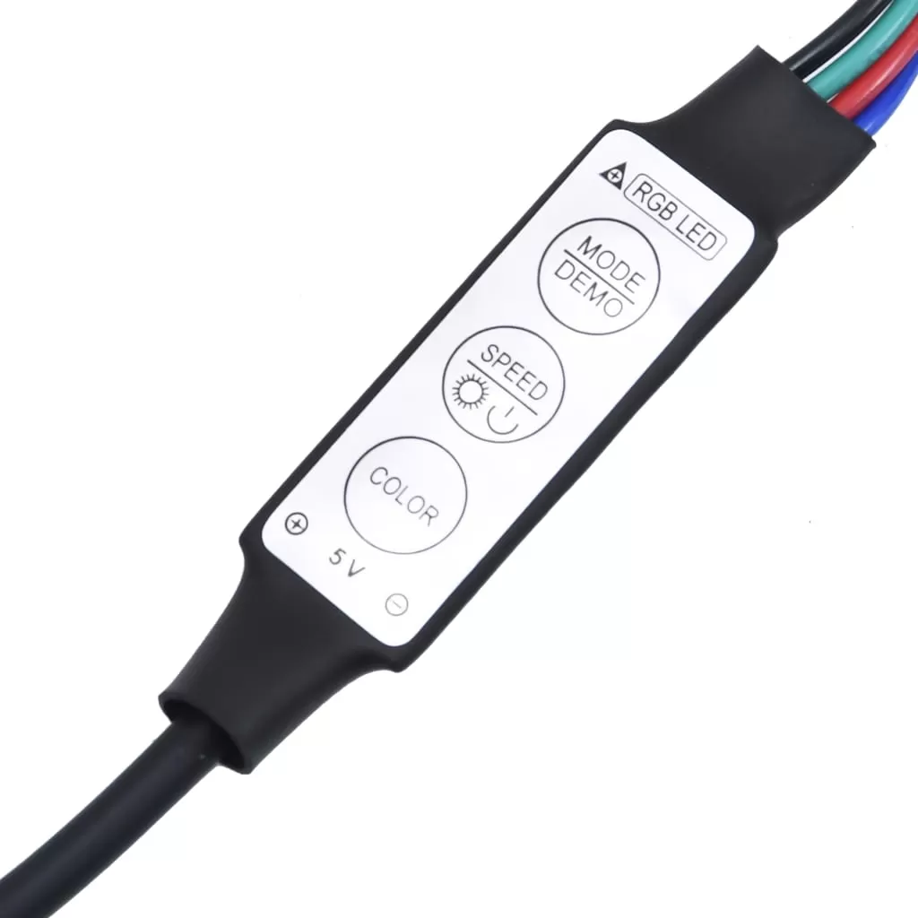 OGLINDA DE BAIE CU LED, NEGRU LUCIOS [10]