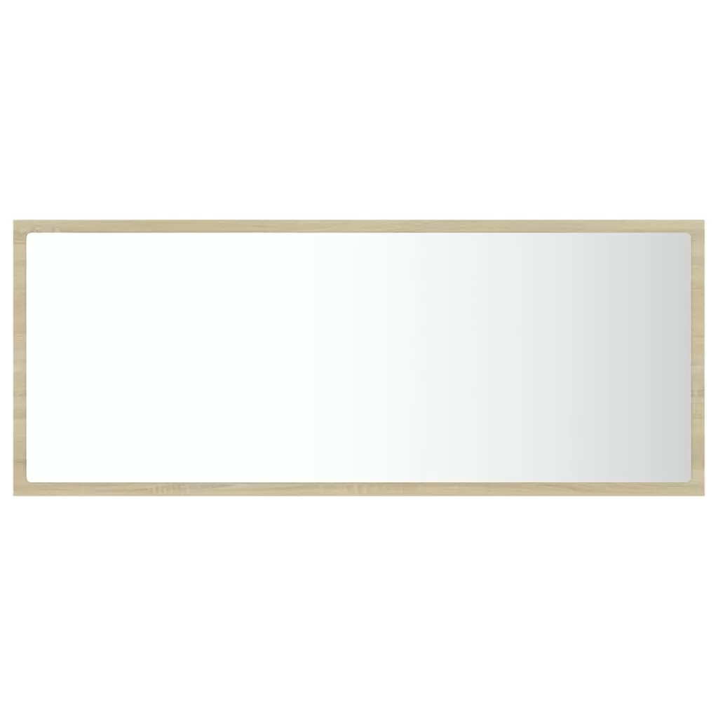 OGLINDA DE BAIE CU LED, STEJAR SONOMA [7]